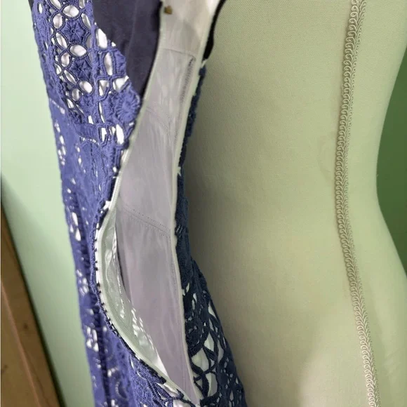 Tory Burch Navy Geometric Mini Dress - Picture 8 of 16